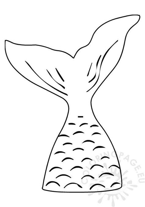 Cut Out Mermaid Tail Printable